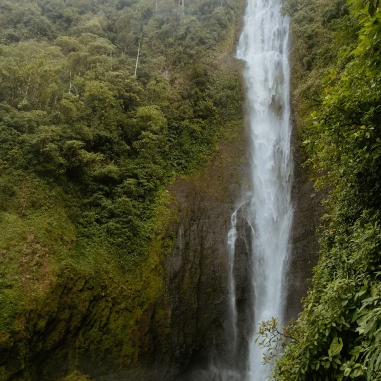 Natural waterfall on the Nicoya Peninsula near Calamocha Lodge, Costa Rica
