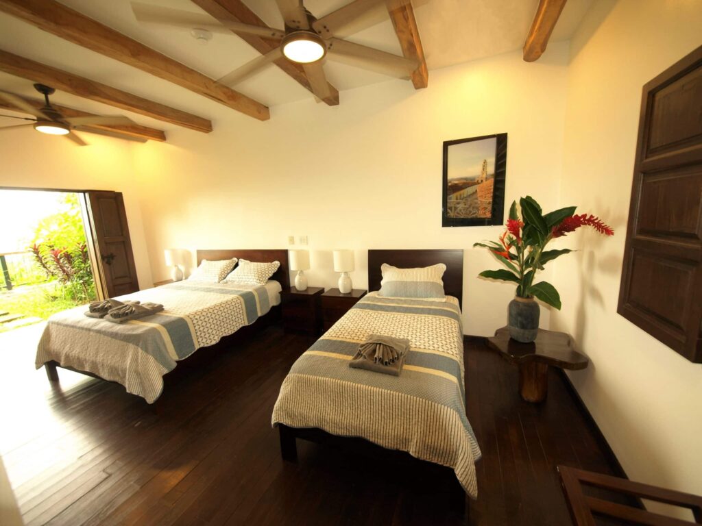 Don Vasco colonial twin room at Hacienda Las Vainillas