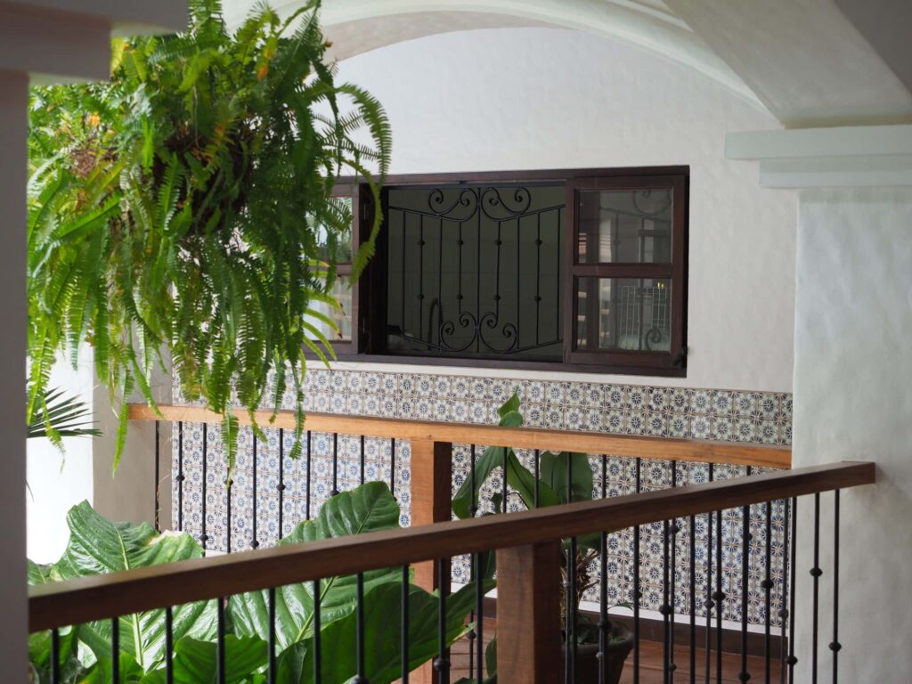 Swimming pool and deck at Hacienda Las Vainillas